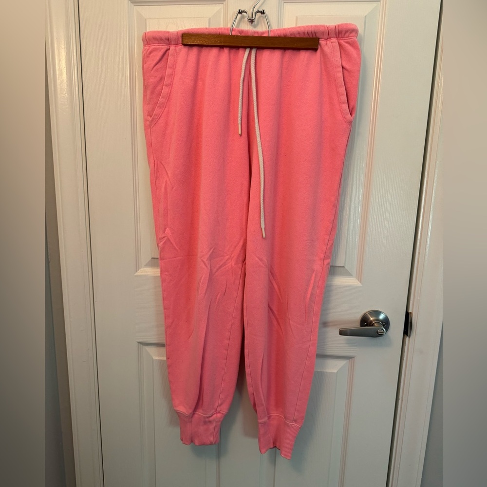Aerie Women’s Joggers, Pink/Coral, Size L